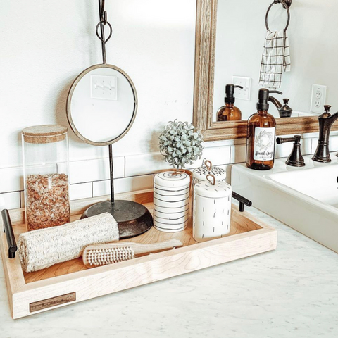 Tray | Maple Wood Herringbone