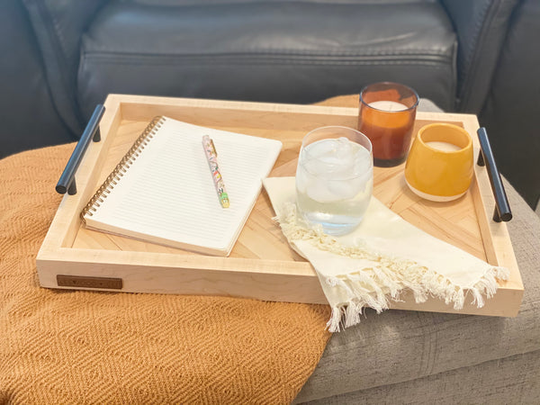 Tray | Maple Wood Herringbone