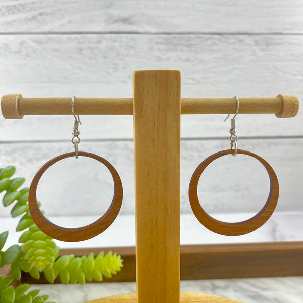 Wood Earrings | Hoops | Big