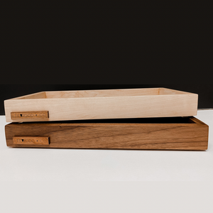 Tray | Wood and Marble | Wide